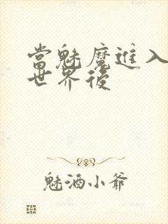 当魅魔进入快穿世界后封面