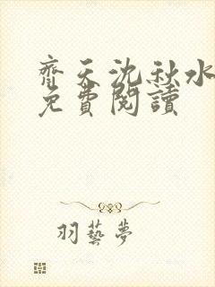 齐天沈秋水小说免费阅读封面