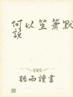 何以笙箫默 小说