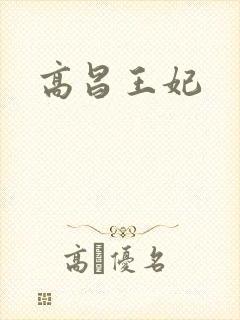高昌王妃封面