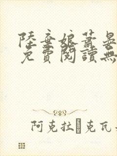 陆弃娘萧晏全文免费阅读无弹窗封面
