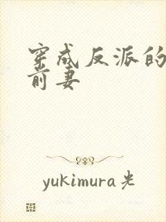 穿成反派的炮灰前妻