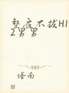 整夜不拔H1V2男男