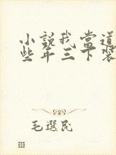 小说我当道士那些年三下装电子书