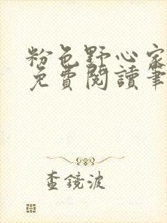 粉色野心家全文免费阅读笔趣阁