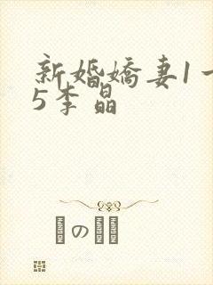 新婚娇妻1一25李晶