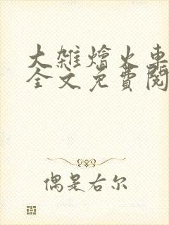 大杂烩火车小说全文免费阅读