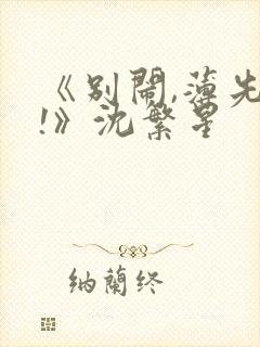 《别闹,薄先生!》沈繁星