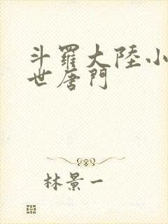 斗罗大陆小说绝世唐门