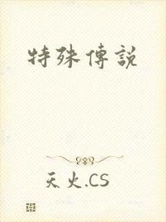 特殊传说封面