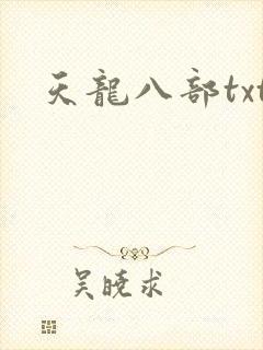 天龙八部txt封面