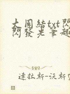 大团结txt闪闪发光笔趣阁