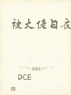 被大佬日夜封面