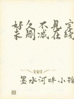 好久不见完整版未删减在线免费观看