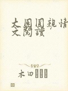 大团圆亲情会全文阅读