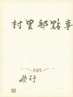 村里那点事儿