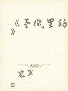 《手机里的秘密》