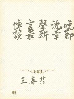 傅言声沈晚柔小说最新章节免费阅读