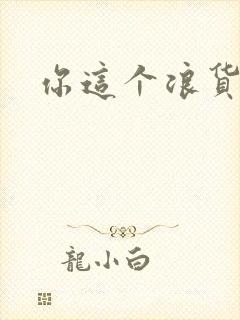 你这个浪货封面