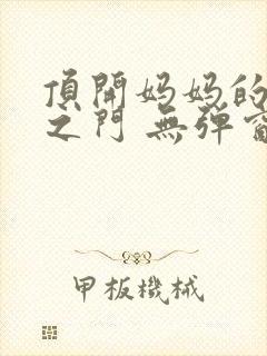 顶开妈妈的生命之门 无弹窗封面