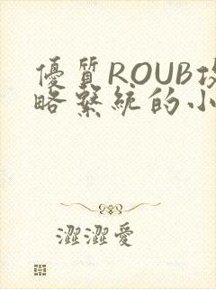 优质ROUB攻略系统的小说最新章节