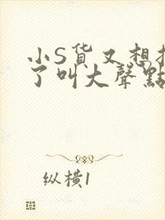 小S货又想挨C了叫大声点小