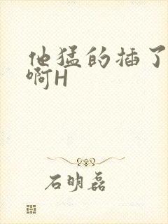 他猛的插了进去啊H封面