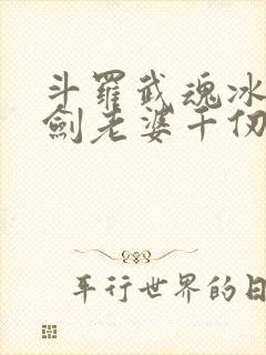 斗罗武魂冰火双剑老婆千仞雪