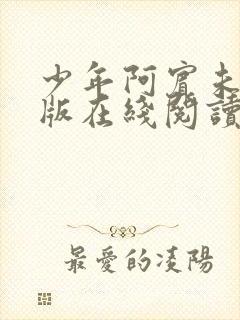 少年阿宾未删减版在线阅读