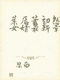 叶辰萧初然上门女婿最新章节