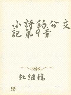 小诗的公交车日记第9章