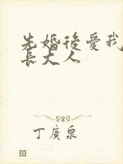 先婚后爱我的市长大人