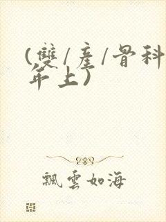 (双/产/骨科年上)