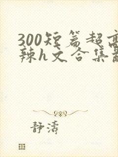 300短篇超高辣h文合集乱