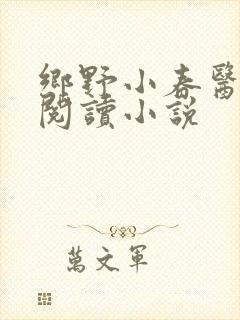 乡野小春医免费阅读小说封面