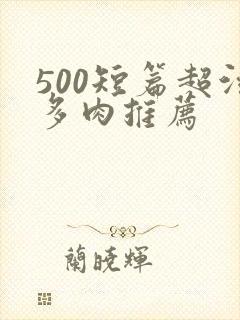 500短篇超污多肉推荐封面