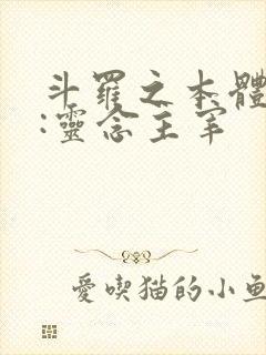 斗罗之本体武魂:灵念主宰