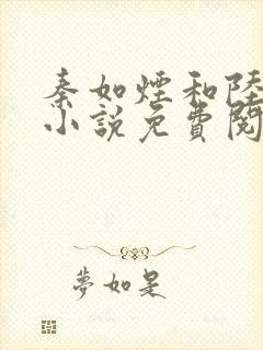 秦如烟和陆景琛小说免费阅读封面