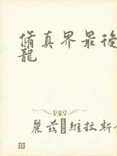 修真界最后一条龙封面