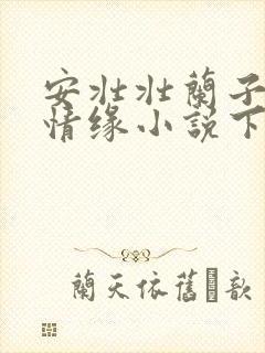 安壮壮兰子古寨情缘小说下载封面