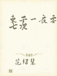 东子一夜要白洁七次封面