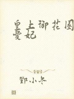 皇上御花园中要爱妃