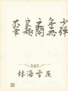 不良之年少轻狂笔趣阁无弹窗