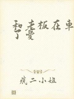 和老板在车里做了爱