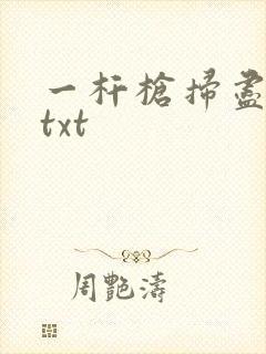 一杆枪扫尽全家txt