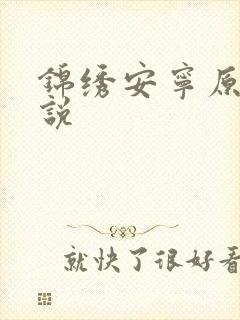 锦绣安宁原著小说