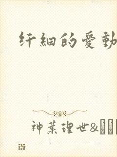 纤细的爱动漫