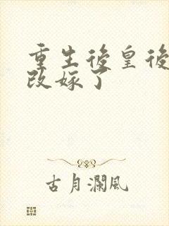 重生后皇后娘娘改嫁了封面