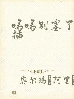 呜呜别塞了啊抽插封面