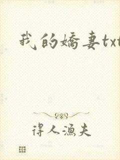 我的娇妻txt封面